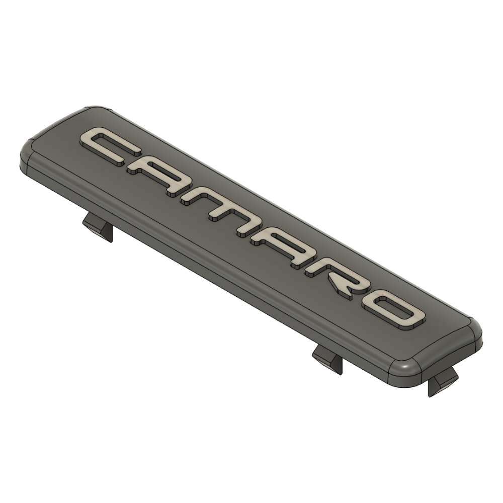1997-2002 Camaro Dash Plaque - CAMARO (Silver Text)