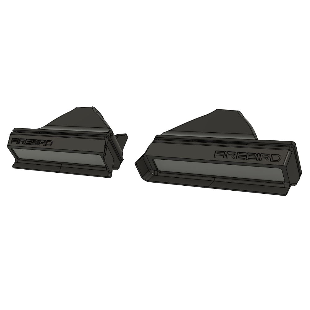 1982-1990 Firebird/Trans Am CLEAR Front Turn Signals (Turn Signal Housings Only)