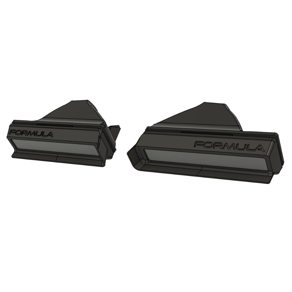 1982-1990 Firebird/Trans Am CLEAR Front Turn Signals (Turn Signal Housings Only)