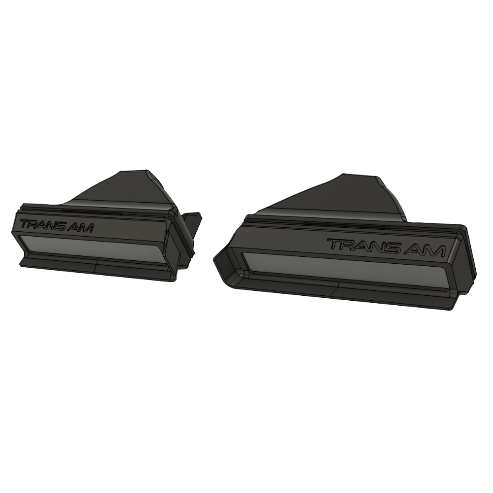 1982-1990 Firebird/Trans Am CLEAR Front Turn Signals (Turn Signal Housings Only)