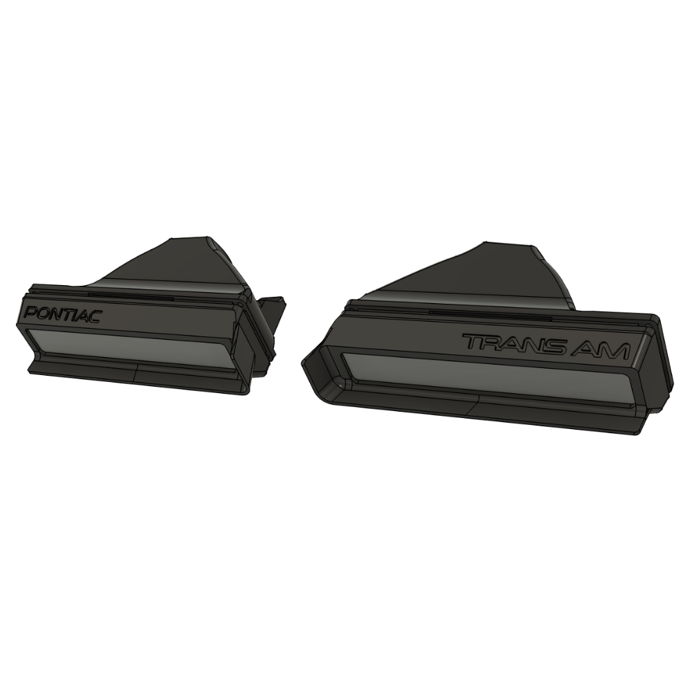 1982-1990 Firebird/Trans Am CLEAR Front Turn Signals (Turn Signal Housings Only)