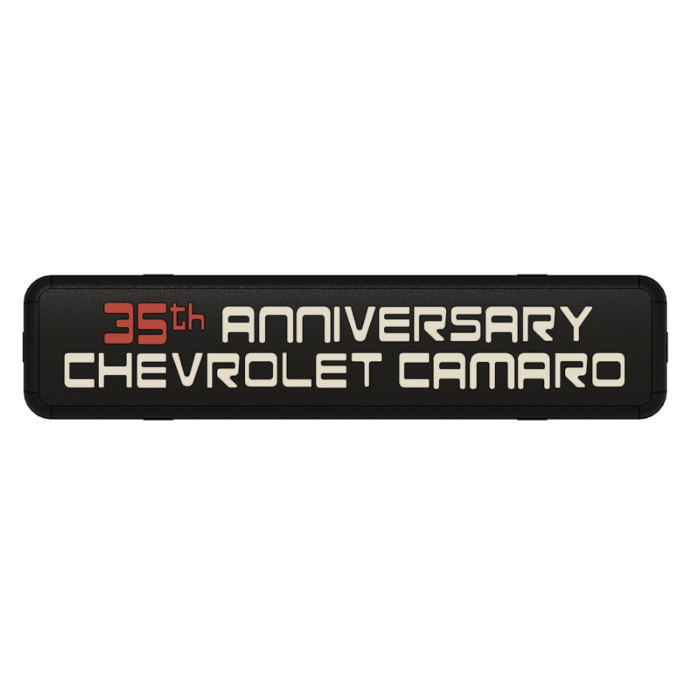 2002 Camaro 35th Anniversary Radio Bezel Dash Plaque