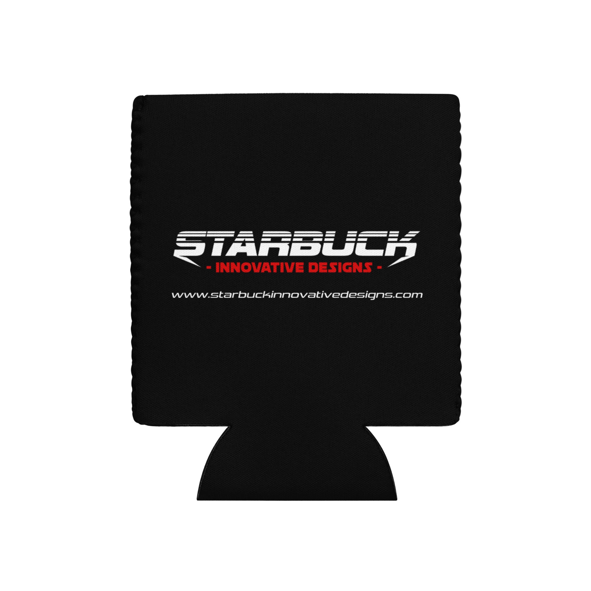 Text Only Logo Can Cooler Black