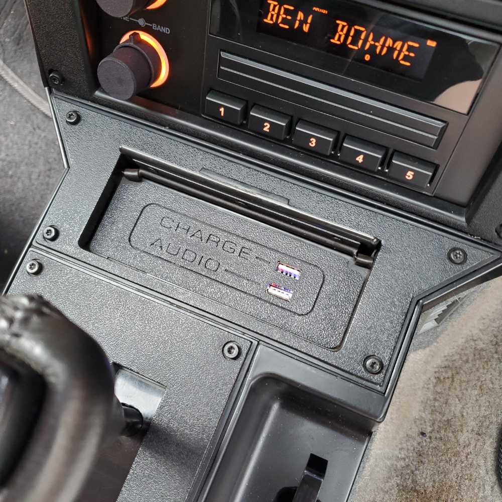 1982-1992 Camaro Ashtray USB Charger