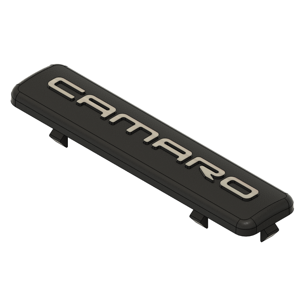 1997-2002 Camaro Dash Plaque - CAMARO (Silver Text)