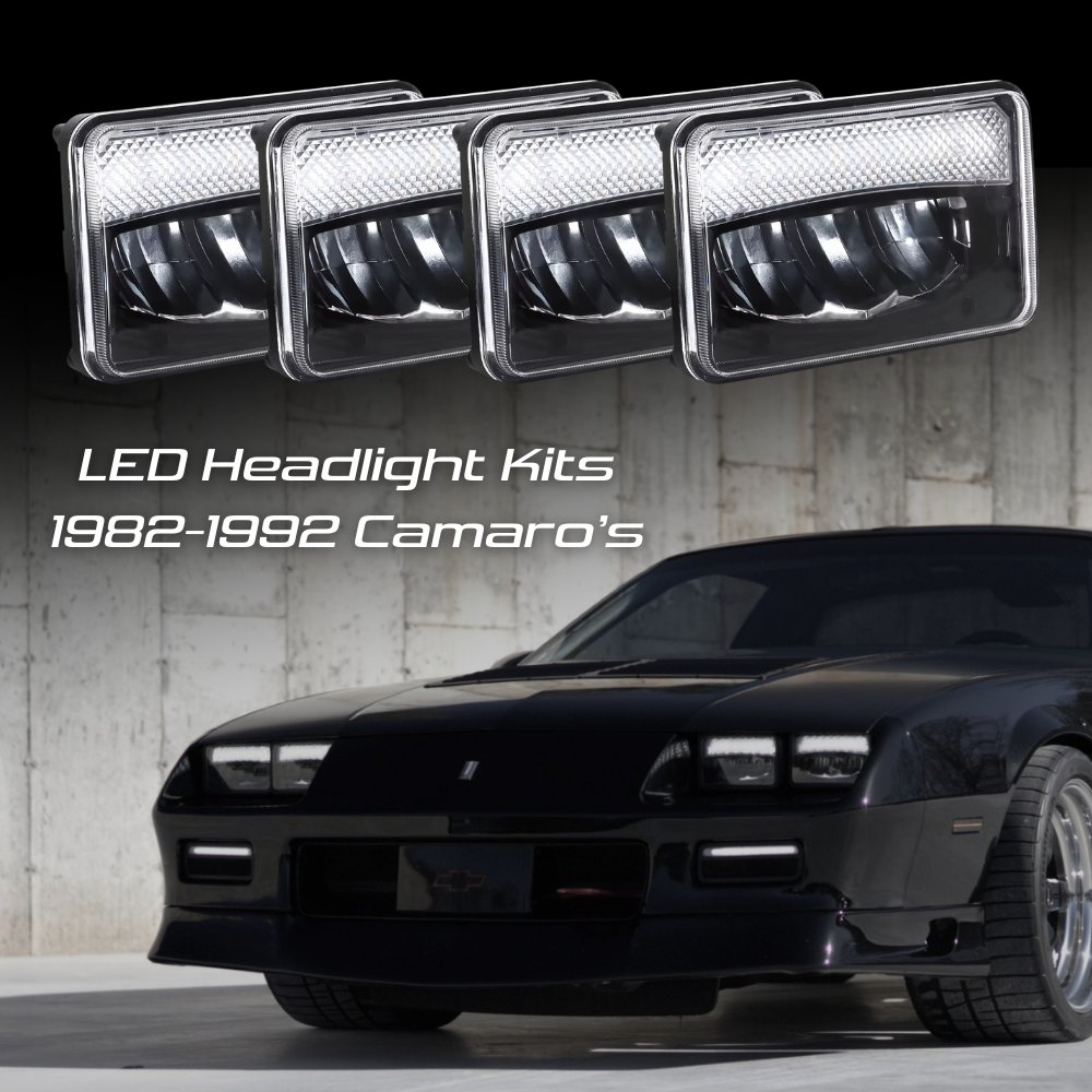 1982-1992 Camaro LED Headlight Kit w/ Built in Parking/Turn Signal Lights