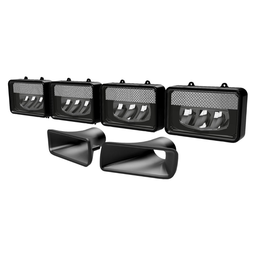 1985-1992 Camaro LED Headlight/Turn Signal Duct Kit