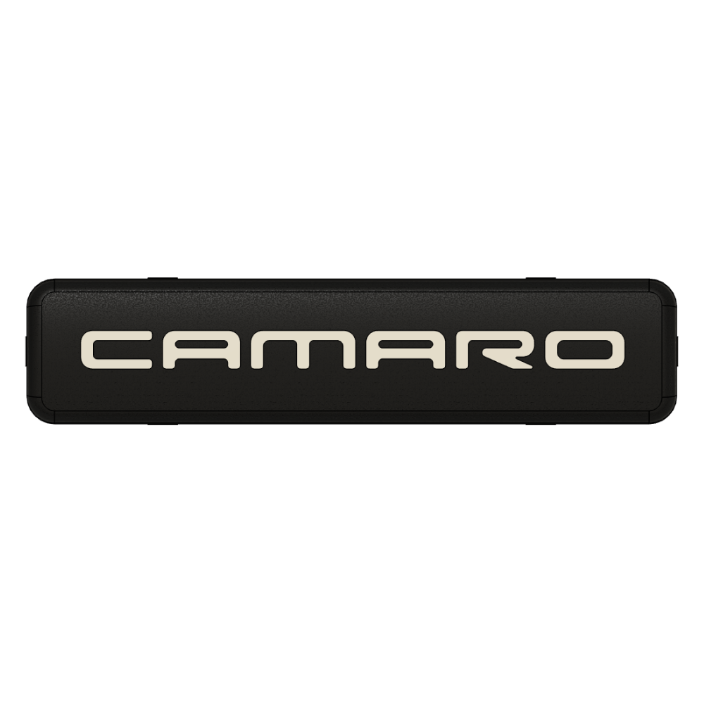 1997-2002 Camaro Dash Plaque - CAMARO (Silver Text)