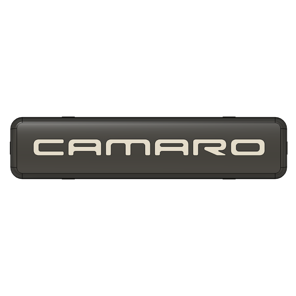 1997-2002 Camaro Dash Plaque - CAMARO (Silver Text)