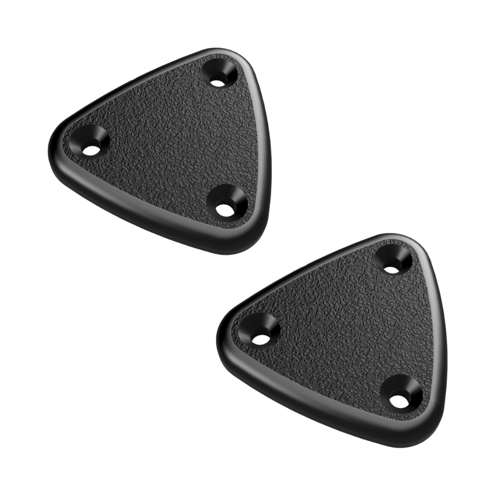 1970–2002 Camaro & Firebird Visor Delete Plates – Textured ABS